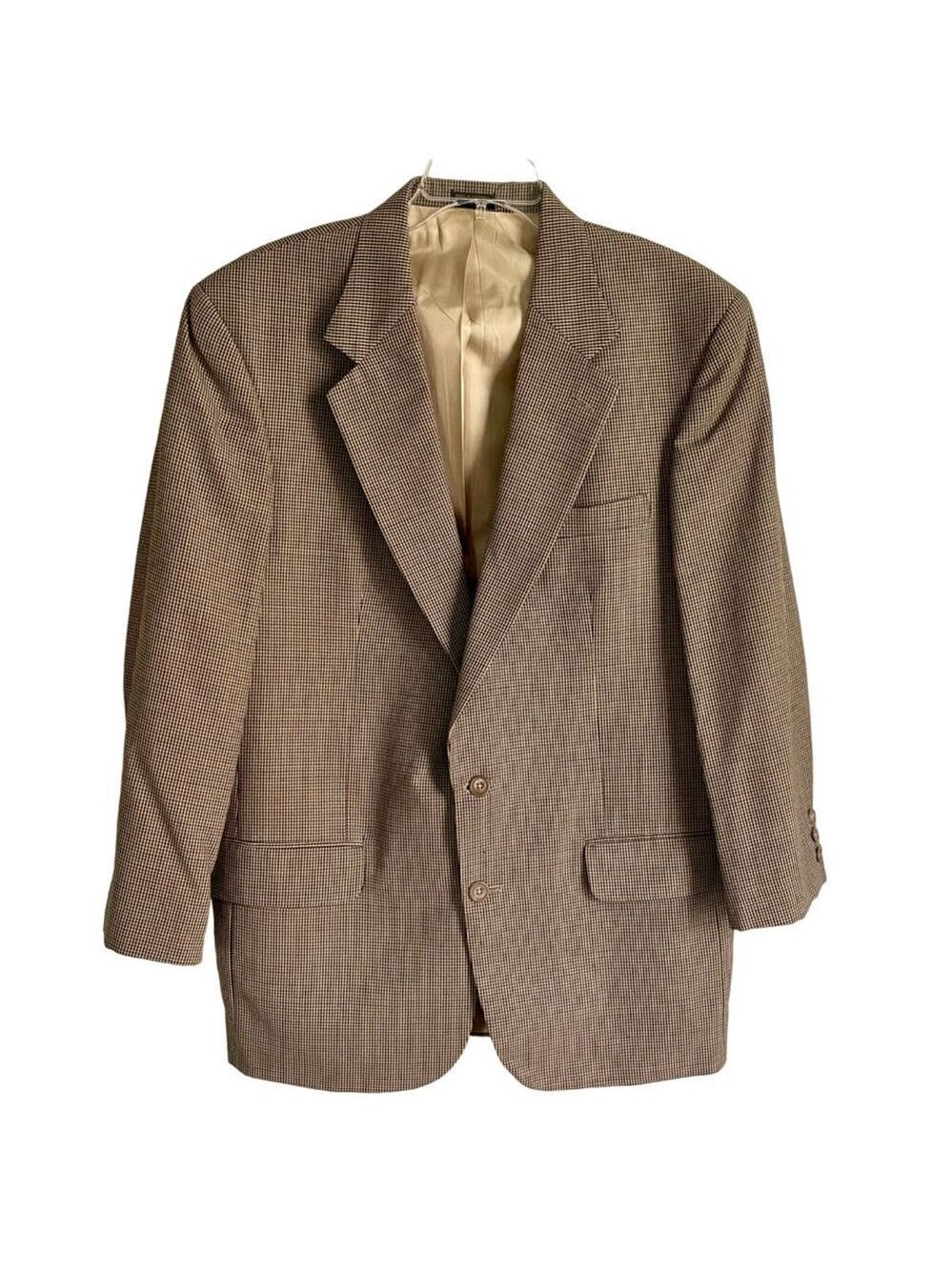 Oscar de la Renta 2 Button Wool Blazer Jacket Men's Size 42 L